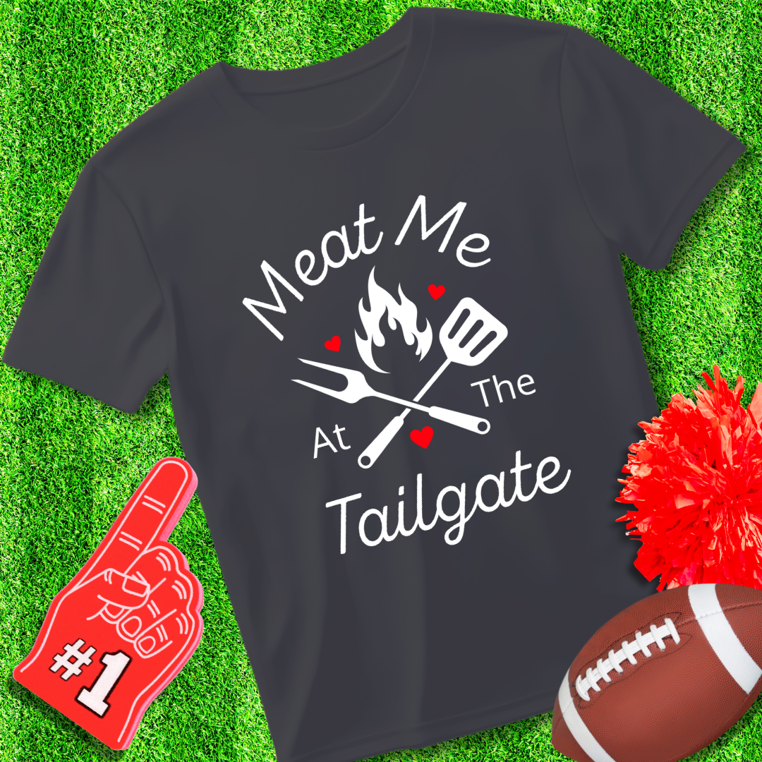 Meat Me At The Tailgate Unisex Jersey Short Sleeve Tee