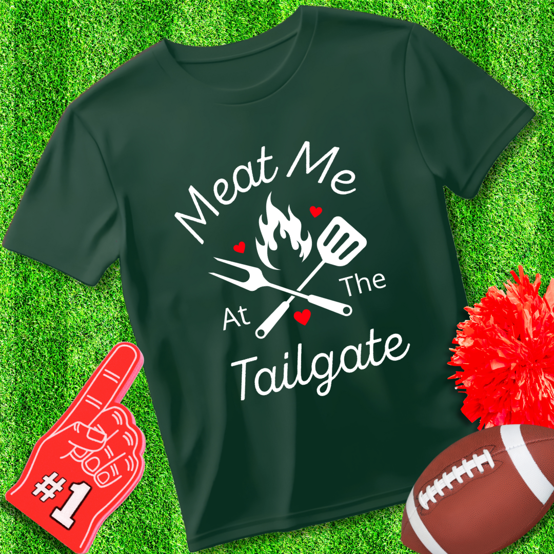 Meat Me At The Tailgate Unisex Jersey Short Sleeve Tee